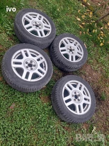 алуминиеви джанти с зимни гуми