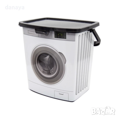 6273 Кутия за прах за пране Пералня, 5 литра, снимка 2 - Кутии за съхранение - 52332057