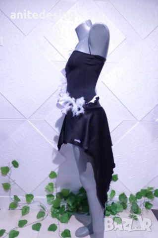 Детска рокля за латино танци в черно и бяло, снимка 9 - Детски рокли и поли - 38925800