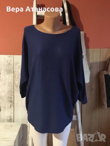 💙Фин пуловер в свободна кройка💙л/хл/2 хл💙, снимка 2 - Блузи с дълъг ръкав и пуловери - 43058650