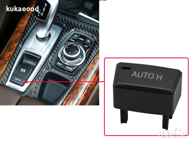 Капаче на бутон за ръчна спирачка за BMW X6 E71, снимка 4 - Части - 51768824