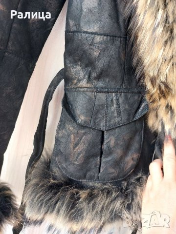 Палто естествен косъм , снимка 6 - Палта, манта - 39160866