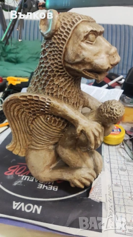 Гипсова реплика на Грифон, снимка 3 - Други ценни предмети - 53596883