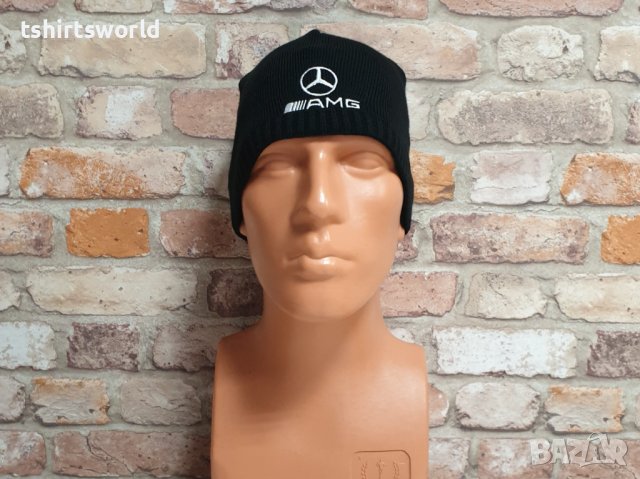 Нова зимна шапка на автомобилната марка Mercedes AMG (Мерцедес), снимка 4 - Шапки - 43280135