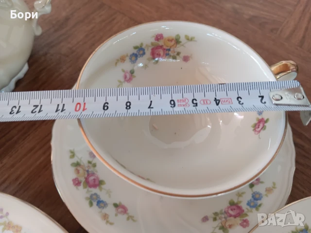 Порцелан Bavaria Edelstein Maria Theresia, снимка 11 - Сервизи - 51407241