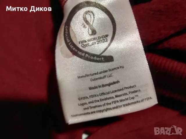 Долнище ново официален продукт от световното по футбол в Катар 2022г.65%памук 35%полиестер размер Л, снимка 7 - Футбол - 48543887