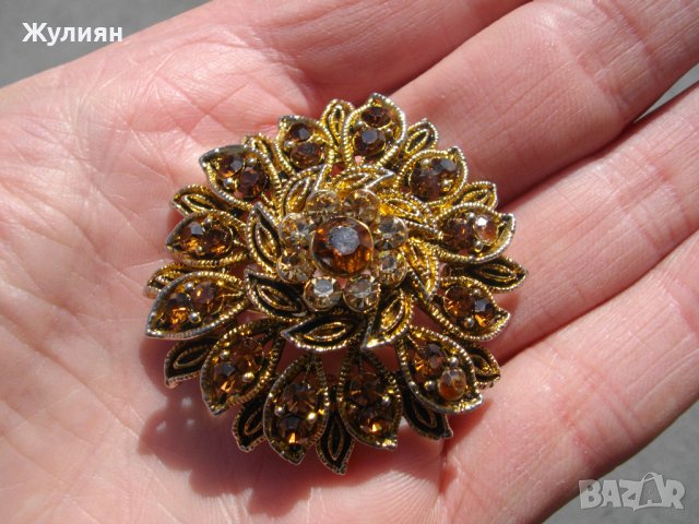 СТАРА БРОШКА ВИСУЛКА, снимка 5 - Антикварни и старинни предмети - 40308643