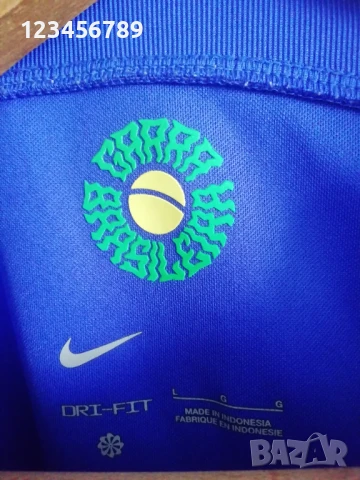 Brazil Nike нова оригинална тениска фланелка футболна Бразилия размер L, снимка 5 - Тениски - 51058572