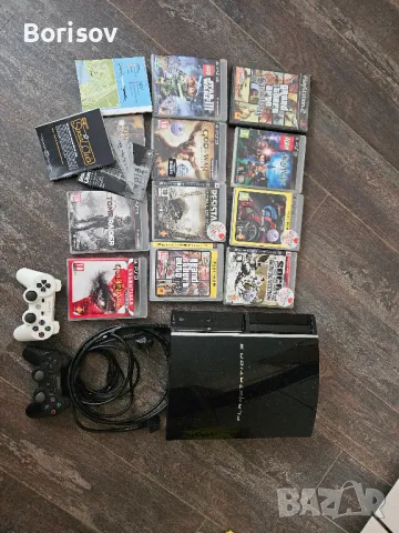 Продавам Sony Playstation 3 7A/CECH04 с 11 ориг. диска и 2 джойстика, снимка 1