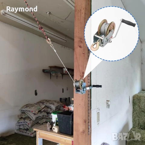 Лебедка за лодки и ремаркета KraftWorld – 2500 lbs (1100 кг), 10м стоманено въже, снимка 9 - Други инструменти - 51793453