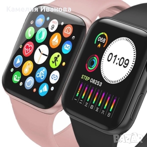 Смарт часовник 1,44-инчов екран с пълно докосване за мъже и жени Bluetooth разговор., снимка 5 - Смарт гривни - 52232571