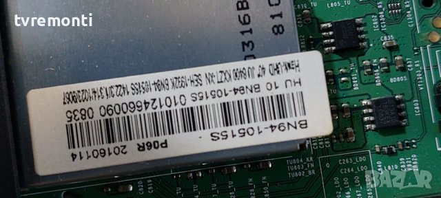MAIN BOARD ,BN94-10515S, BN41-02344, for SAMSUNG UE40JU6440 for 40 inc DISPLAY CY-GJ040HGLVGH, снимка 3 - Части и Платки - 39846659
