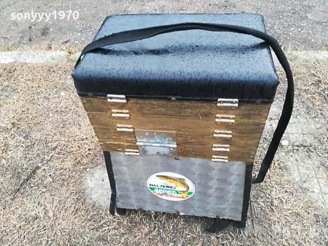 рибарски куфар стол от германия 2812221618, снимка 4 - Антикварни и старинни предмети - 39128460