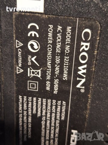 Платка TP.S506.PB802,for 32 inc DISPLAY D32-M30​​ Crown 32J110AWS, снимка 9 - Части и Платки - 43900289