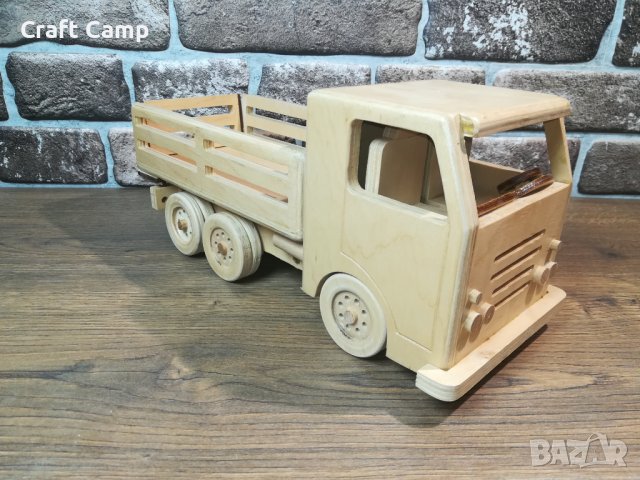 Дървен макет на Фермерски камион (Бордови камион) – Craft Camp, снимка 8 - Коли, камиони, мотори, писти - 44127700