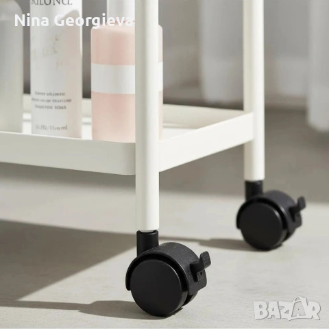 Компактна дизайнерска количка-етажерка за организиране на баня и кухня, снимка 6 - Други стоки за дома - 53264943