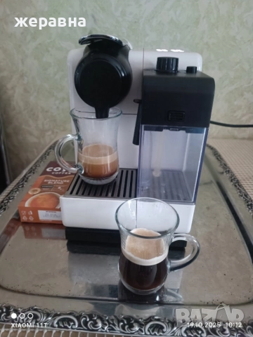 Кафемашина с капсули Delonghi Nespresso Lattissima EN 550.W, 19 bar, 1400 W, Автоматично капучино , снимка 10 - Кафемашини - 52104486