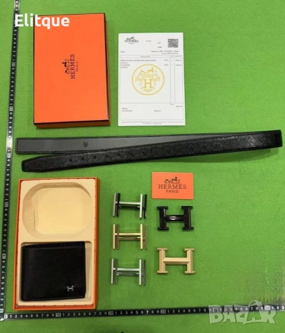 колан и портмоне hermes Louis Vuitton Salvatore Burberry , снимка 6 - Колани - 52724120