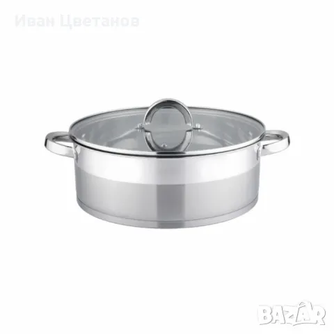 Тенджери Bohmann, Неръждаема стомана, Индукция, Закалено стъкло