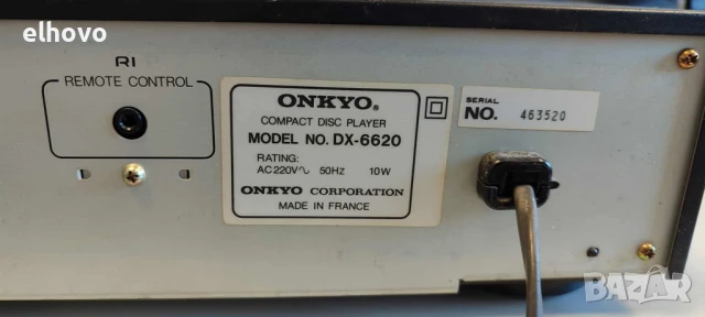 CD player Onkyo DX-6620#1, снимка 6 - Ресийвъри, усилватели, смесителни пултове - 51352613