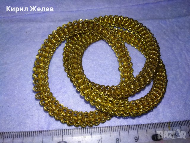 КРАСИВИ ДЕКОРАТИВНИ ЗЛАТИСТИ МЕТАЛНИ ГРИВНИЧКИ 26888, снимка 6 - Декорация за дома - 43589804