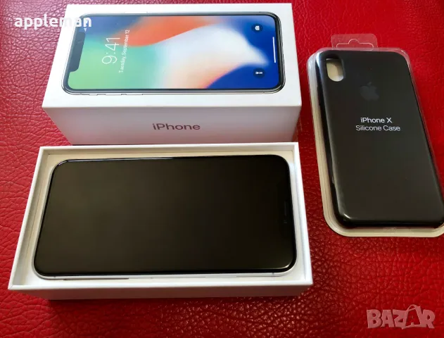 Apple iPhone X 64GB Silver Айфон 10 бял Бг меню 100% батерия, снимка 8 - Apple iPhone - 49549568