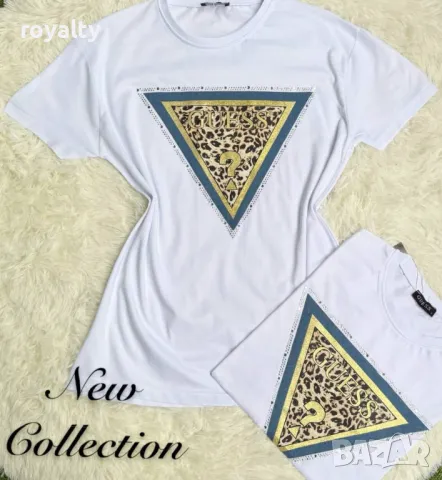 Памучни дамски тениски Guess, снимка 6 - Тениски - 50413259