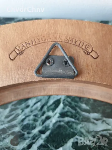 11бр Van Hygan & Smythe луксозна английска кръгла дървена рамка за декоративна порцеланова чиния, снимка 13 - Колекции - 47173394