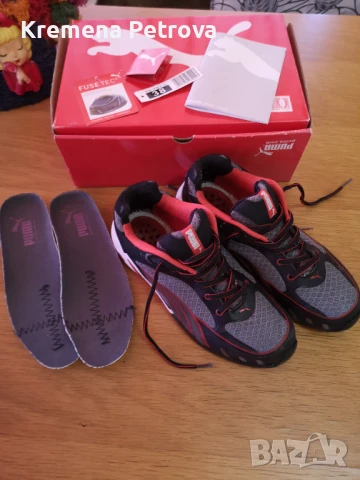 Дамски спортни маратонки на PUMA - SAFETY SHOES с алуминиево бомбе. 