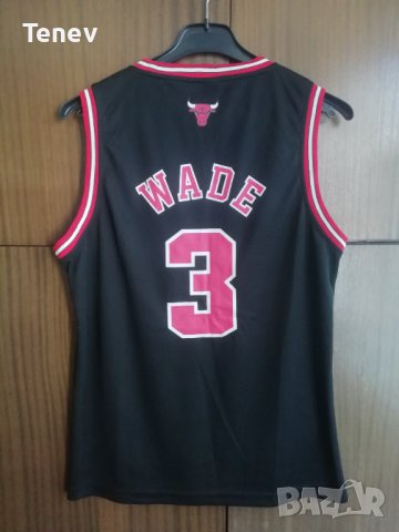 Chicago Bulls #3 Wade потник Чикаго Булс Adidas NBA Jersey , снимка 2 - Тениски - 43442039