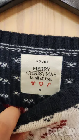 Дамски коледен пуловер, снимка 6 - Блузи с дълъг ръкав и пуловери - 48492466