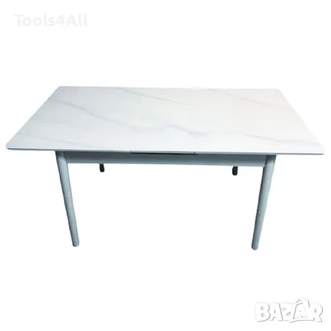 Трапезен Комплект разтегателна маса с 6 стола, снимка 5 - Маси - 48581173