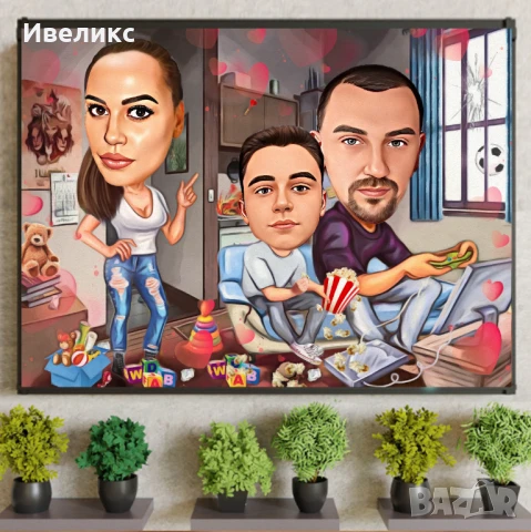 КАРИКАТУРИ за всякакъв повод /рожден ден, имен ден,юбилей, сватба/, снимка 5 - Картини - 51234645