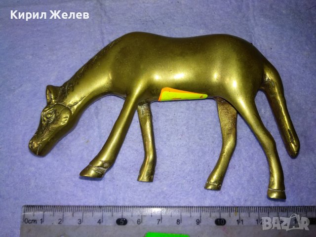 МНОГО КРАСИВО Стао МЕСИНГОВО КОНЧЕ Декоративна МЕТАЛНА СТАТУЕТКА Арт ФИГУРКА За ДОМА КОЛЕКЦИЯ 15429, снимка 12 - Статуетки - 43891629