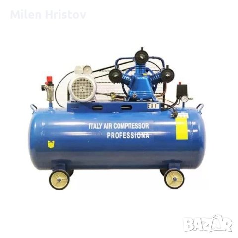 КОМПРЕСОР ЗА ВЪЗДУХ 12.5BAR С ОБЕМ НА СЪДА 120L С ТРИ ГЛАВИ