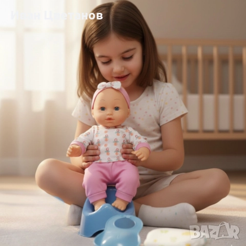 Пишкаща кукла с музикални ефекти и аксесоари – Перфектният Коледен подарък за малката принцеса