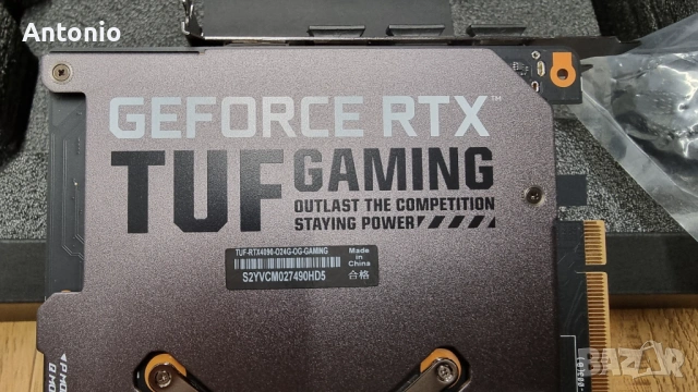 ASUS TUF Gaming GeForce RTX 4090 24GB GDDR6X OG OC Edition, гаранция до 2027, снимка 6 - Видеокарти - 53133842