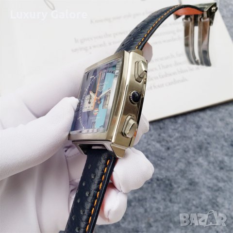 Мъжки часовник TAG Heuer MONACO X GULF с кварцов механизъм, снимка 4 - Мъжки - 37545951