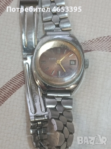 Дамски механичен часовник Заря/ Zaria , снимка 2 - Дамски - 52444038