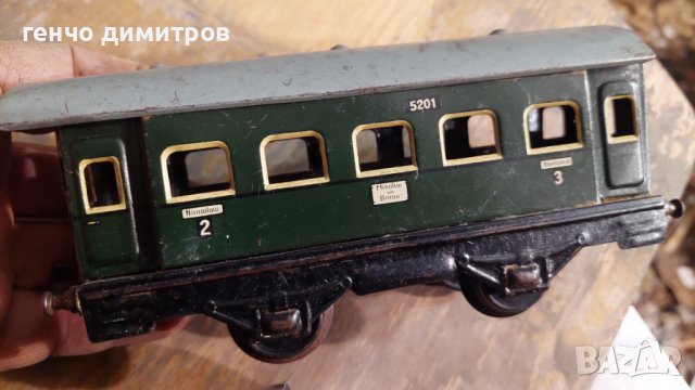 4  стари метални вагончета , снимка 3 - Колекции - 43575411