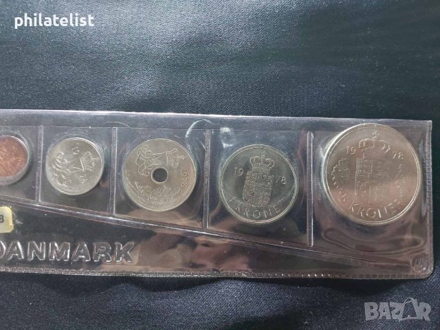 Комплектен сет - Дания 1978 , 5 монети, снимка 3 - Нумизматика и бонистика - 43188304