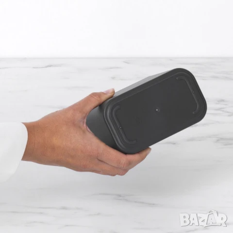 Кошче за отпадъци за баня Brabantia MindSet Dark Grey / White, снимка 4 - Други стоки за дома - 50608203