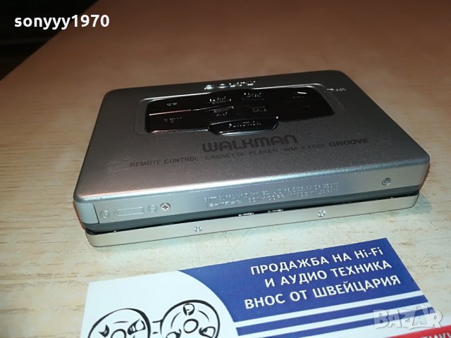 ПОРЪЧАН-sony wm-ex652 walkman-made in japan-mettal-slim, снимка 14 - MP3 и MP4 плеъри - 28409171