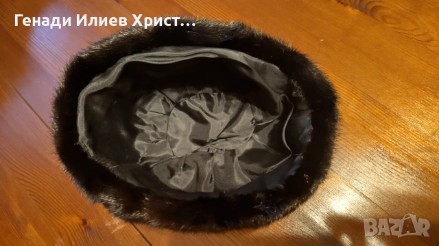 Дамска шапка от визон, снимка 6 - Други - 53396243