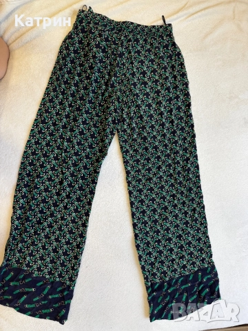 Зелен панталон летен 3/4 