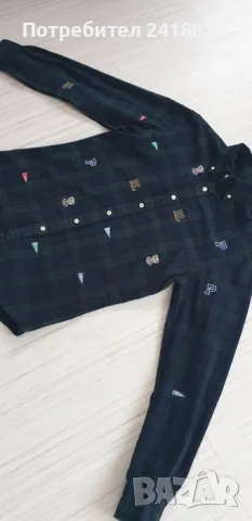 POLO Ralph Lauren Slim Fit Plaid Oxford Cotton Mens Size M ОРИГИНАЛ! Мъжка Риза!, снимка 4 - Ризи - 47894632