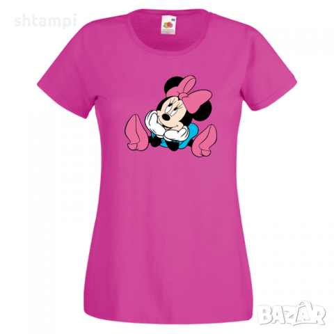 Дамска тениска Minnie Mouse 5 Подарък,Изненада,Рожден ден,
