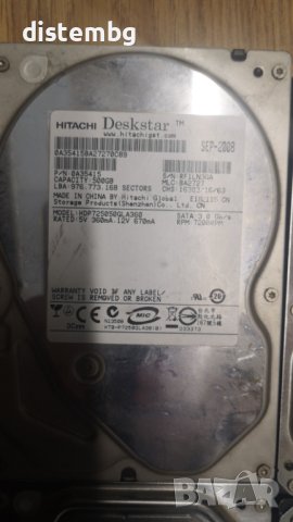 Твърд диск за компютър HDD 500GB sata, снимка 1 - Твърди дискове - 44046739