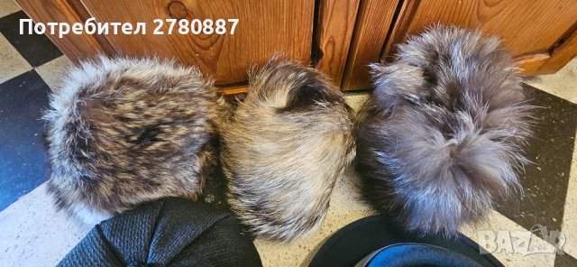 Дамски ретро шапки от естествен косъм, каскет и др