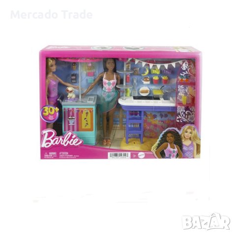 Кукла Mercado Trade, Барби с павильон за сладолед, снимка 4 - Кукли - 43119805